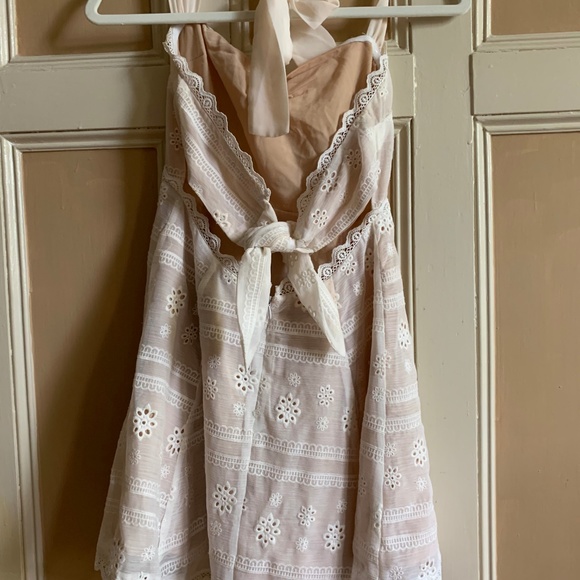 Eyelet Lace Halter Dress - Picture 5 of 5